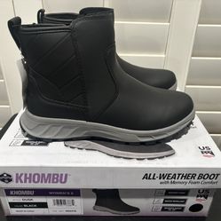 New Khombu Dusk Ladies Black All Weather Boots (Women’s Size 8) - $25