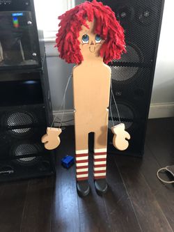 Handcrafted raggedy Anne Andy