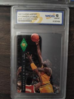 1992 Classic 4-Sport #318 Shaquille O'Neal PSA 10