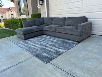 Costco 2pc Gray Sectional – Clean Modern Look