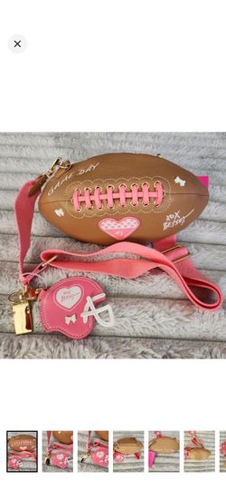 Betsy Johnson football purse