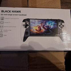 Black Hawk Handheld Game ConsoleGames. w/ Preloaded Games