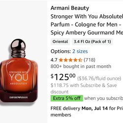 Stronger With You Absolutely - Parfum - Cologne for Men - Spicy Ambery Gourmand