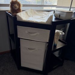 Badger Basket Corner Baby Changing Table 