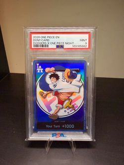 2026 Dodgers x One Piece Night Don!! PSA 9
