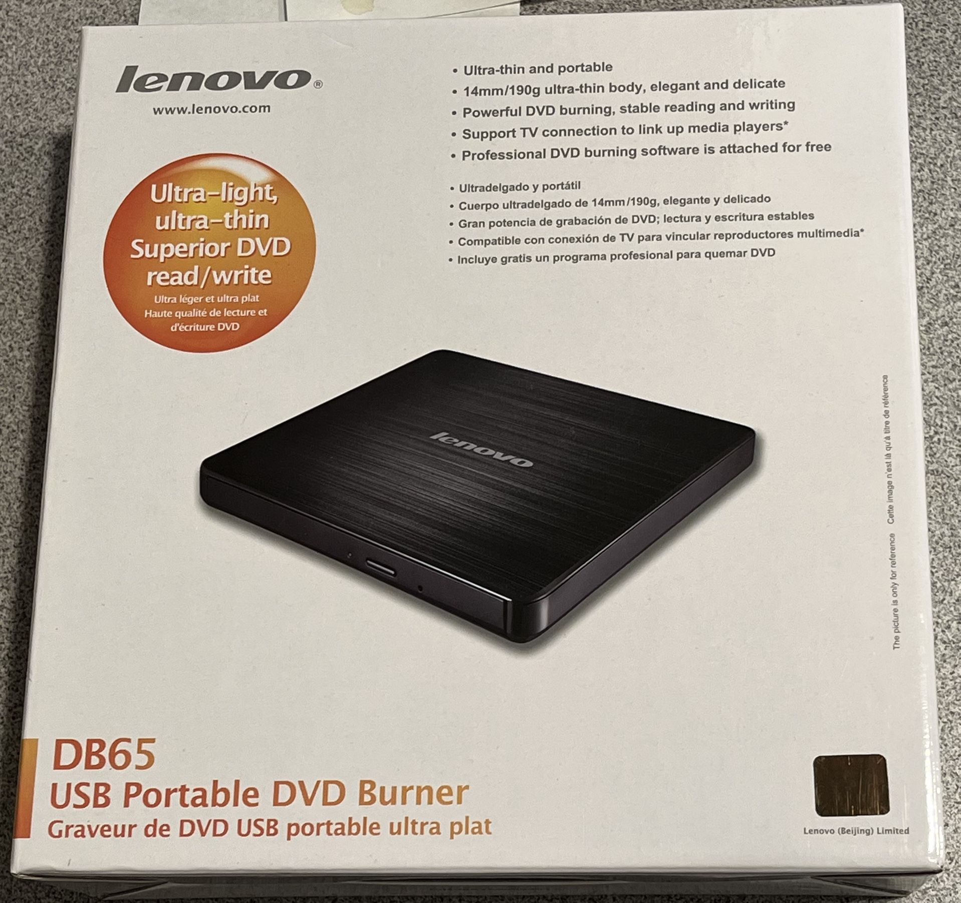 Lenovo Slim DVD Burner DB65