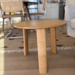 Alle Coffee Table Medium by Staffan Holm — Solid Natural Oak, Circular, Modern Scandinavian Design