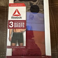 New Reebok men’s boxer briefs underwear size 2XL