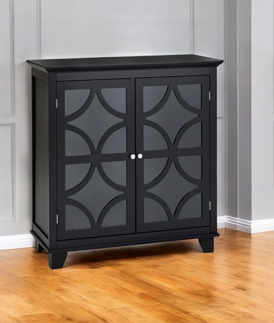 New Black Storage Server Buffet Cabinet