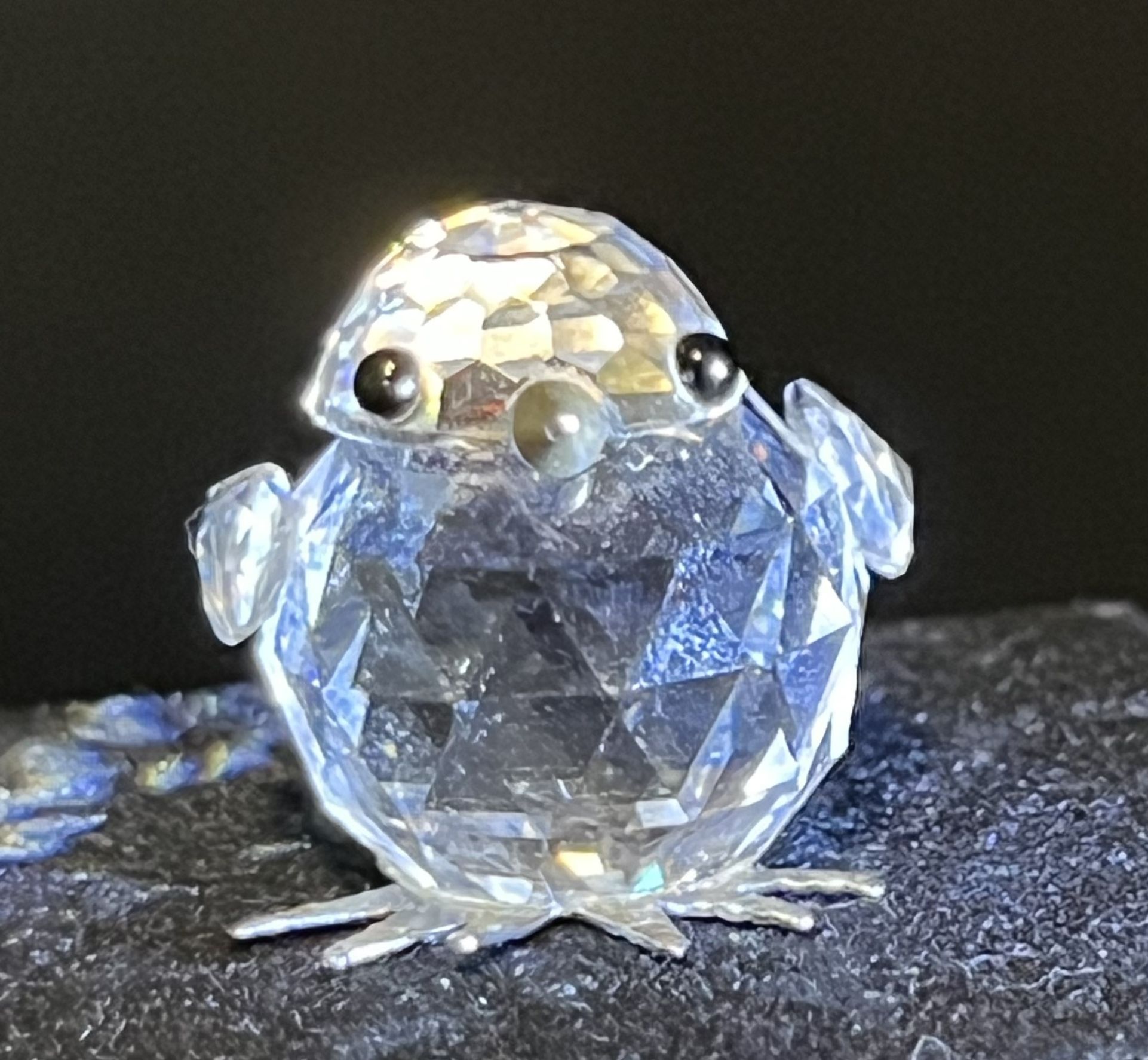 Swarovski 1979 Barnyard Friends Mini Chick Crystal Figurine, 010030, 1”