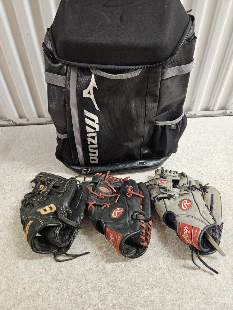 Youth Baseball Gloves,111/2,mizuno Batbag