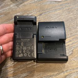 FUJIFILM And SONY Chargers