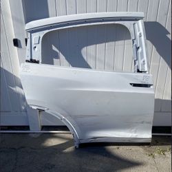 2016 2017 2018 2019 2020 2021 2022 2023 2024 Tesla Model X Right Passenger Side Rear Door Shell OEM
