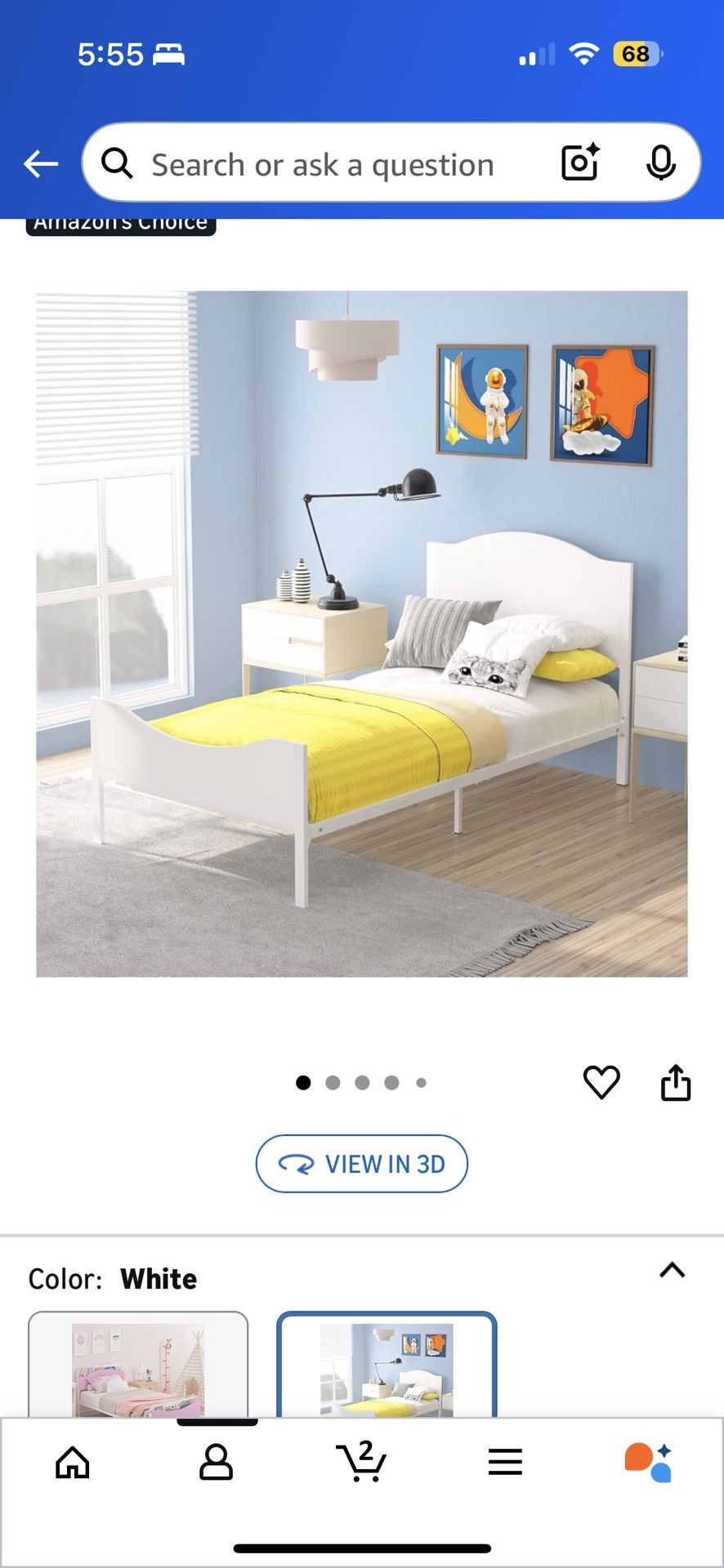 New Twin Bed Frame