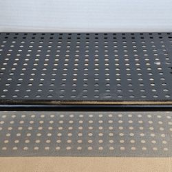  Steel Monitor Stand Black  14"x11"x4" For Laptop, Monitor, Printer