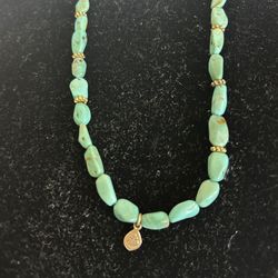 GENUINE TURQUOISE NECKLACE $50.00