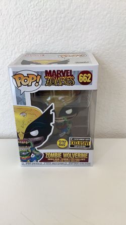 Funko pop Marvel zombies Wolverine #662 glow in the dark entertainment earth exclusive