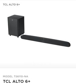 TCL Bluetooth Soundbar With Subwoofer 