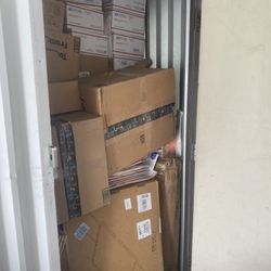 4x4 Storage Full Of Boxes Of Amazon Return Or Open Box Item 