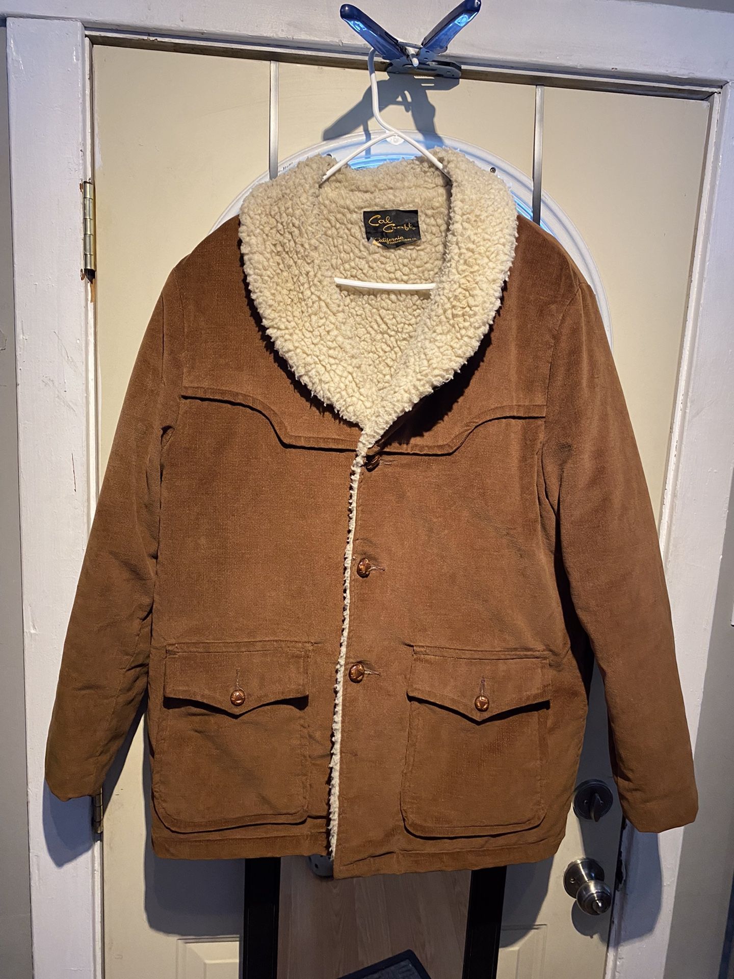 Men Lined Western Jacket XL