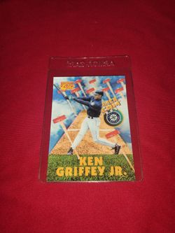 Like Mint Rare Old 1995 Ken Griffey Jr. Baseball Card - Pinnacle Sportflix Hammer HT1