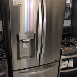 LG 25 Cu Ft Smart WiFi Enabled French Door Refrigerator 