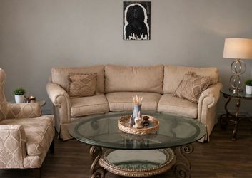 Cozy Cream Living Room Set