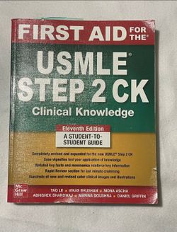 First Aid for USMLE Step 2 CK Eleventh Edition