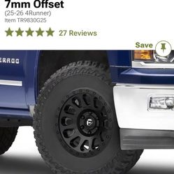 Set of 4 Fuel Vector Rims For Tacoma And 4Runner 