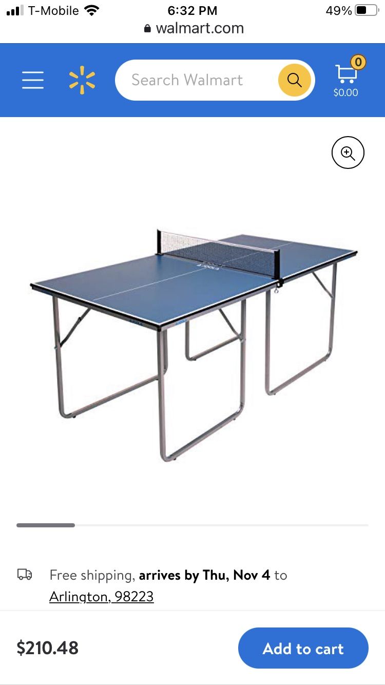 Ping Pong Table & Accessories 