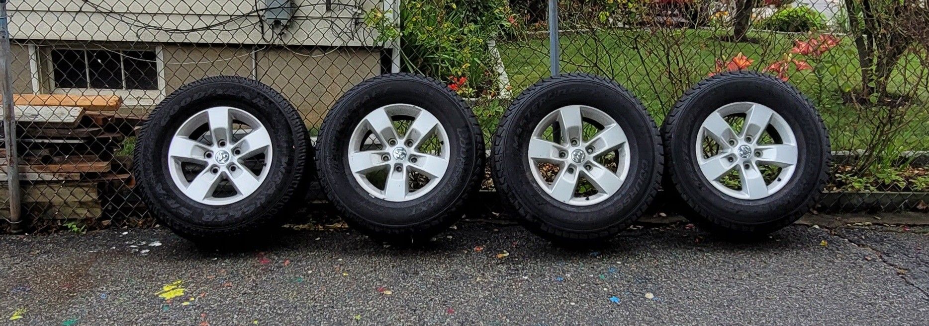 Dodge Ram 1500 17" Rims Wheels W/ Tires 265/70/17 5x5.5 or 5x139.7