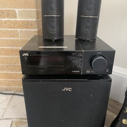 JVC Surround Sound System With 55inch Vizio Tv Included 