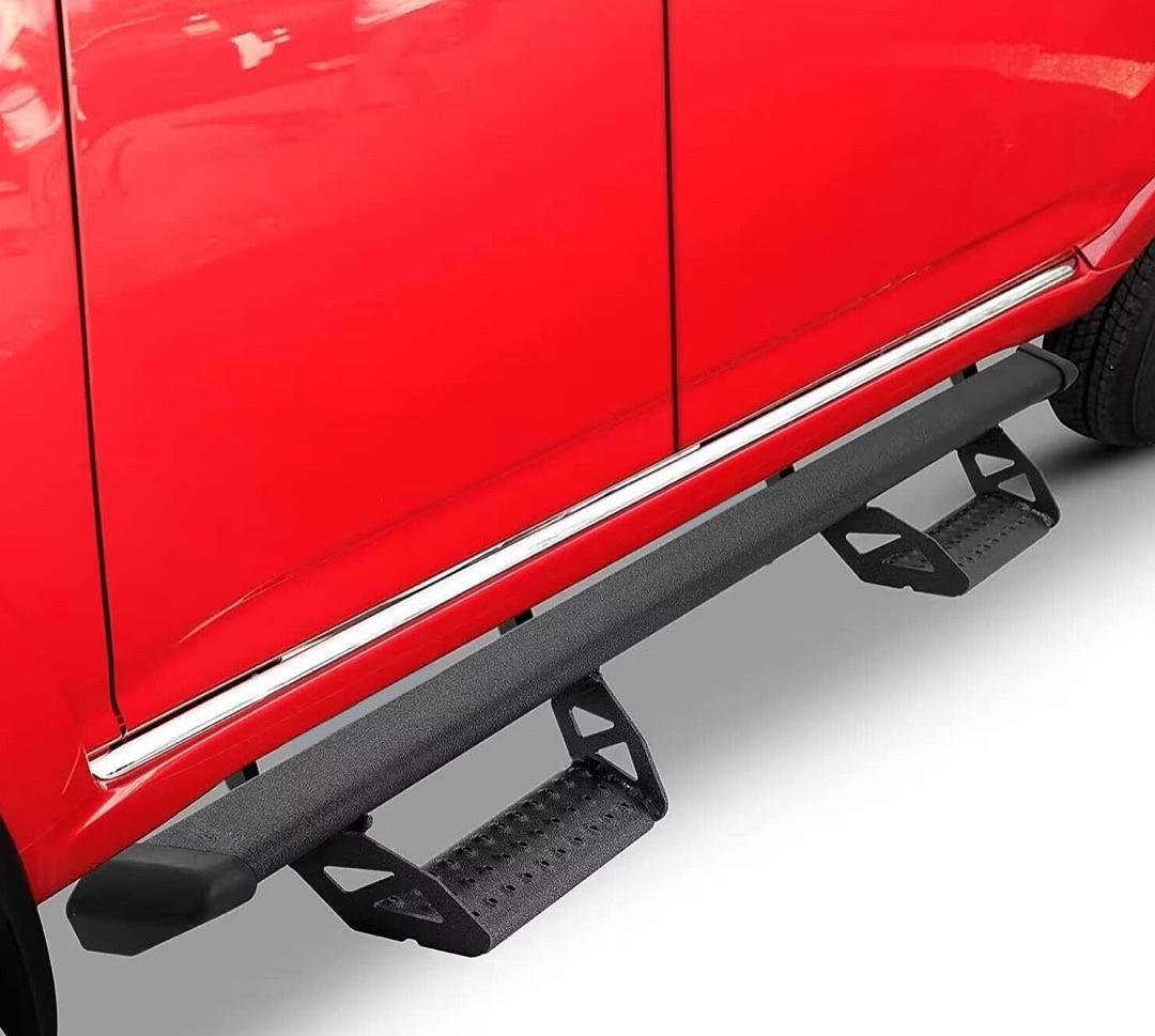 24+ tundra crew cab textured off road boards predator style Running Boards Estribos Side Steps Barra De Paso