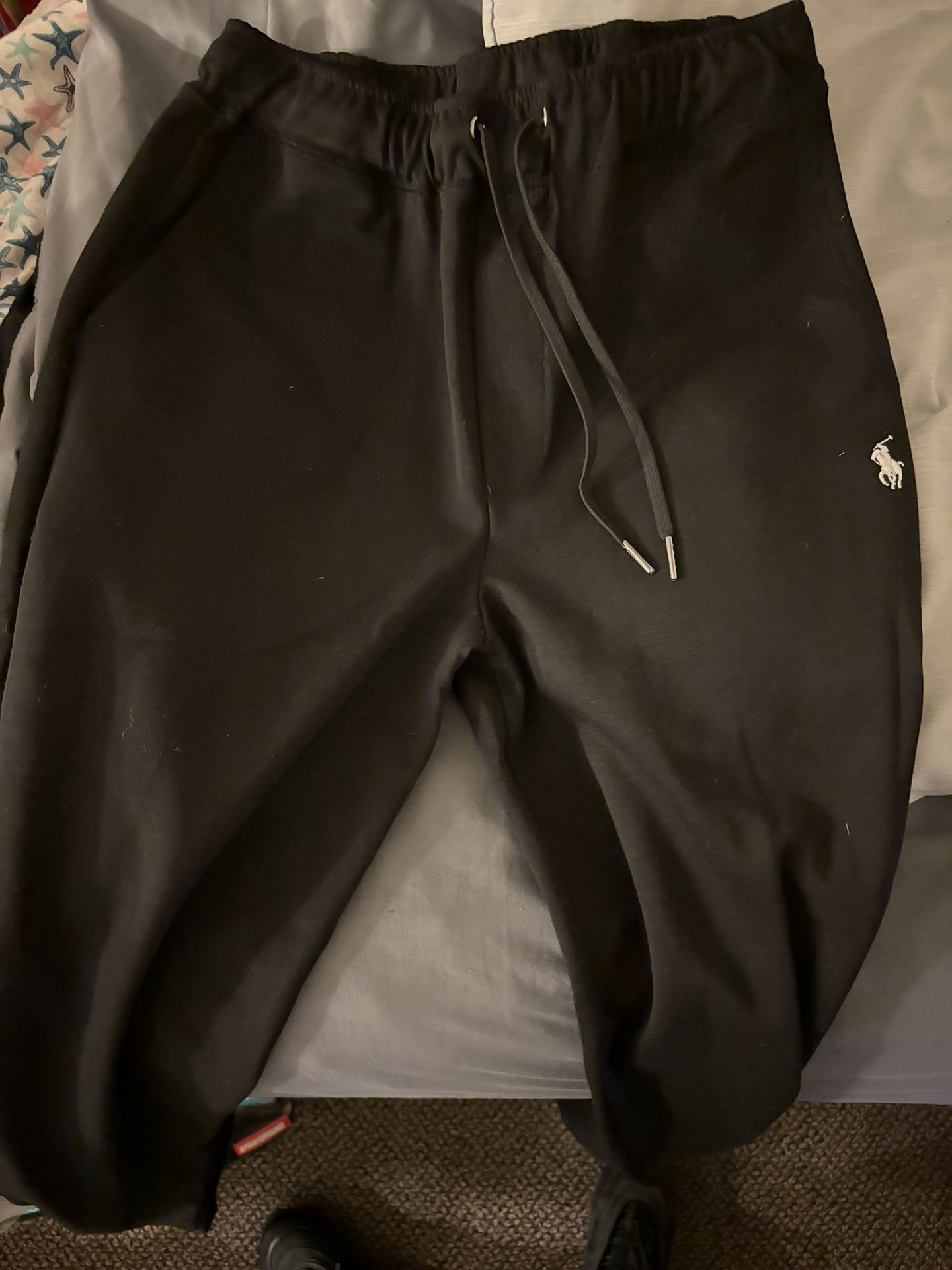 Black Polo Sweat Pants