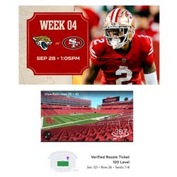 Jacksonville Jaguars vs San Francisco 49ers - Lower Bowl