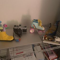 Lego Rain Boot, Sailboat, Skate, Camera 