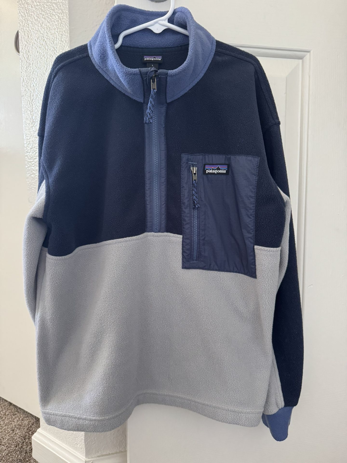 Patagonia Microdini 1/2 Fleece Pullover For Kids Size Large