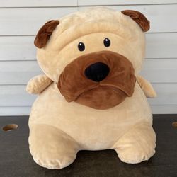 Animal Adventure® Squeeze with Love™ 20.5” Jumbo Grand Super Puffed Plush – Pug