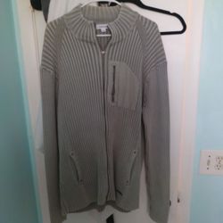 Calvin Klein Zipper Sweater Jacket
