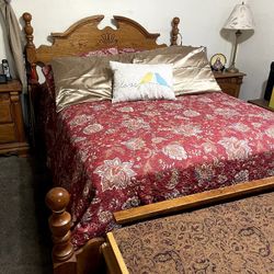 All Oak 6pc Bedroom Set!!