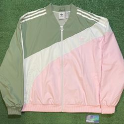 Adidas swirl woven track jacket