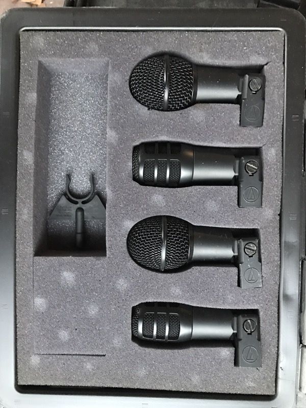 Audio Technica Drum Mic Kit used in perfect working condition comes with case