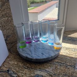 6 Shot Glasses New