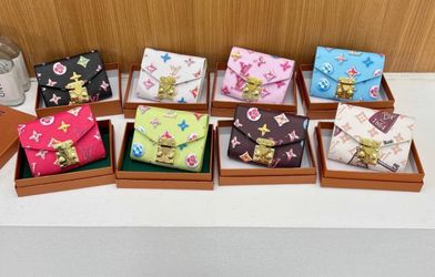 Colorful designer wallets