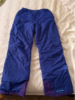 Columbia Bugaboo Omni-Heat purple snow pants, Women’s XL