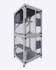 Outdoor Catio with Wheels