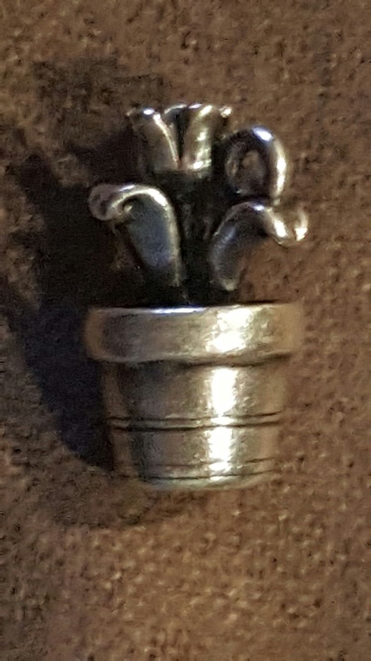 James avery flower pot charm sale