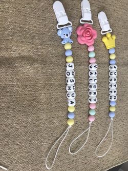 Customized Pacifier Clip