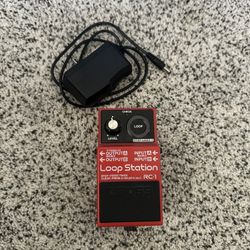 Boss RC-1 Loop Station Looper Pedal WITH Power Cable
