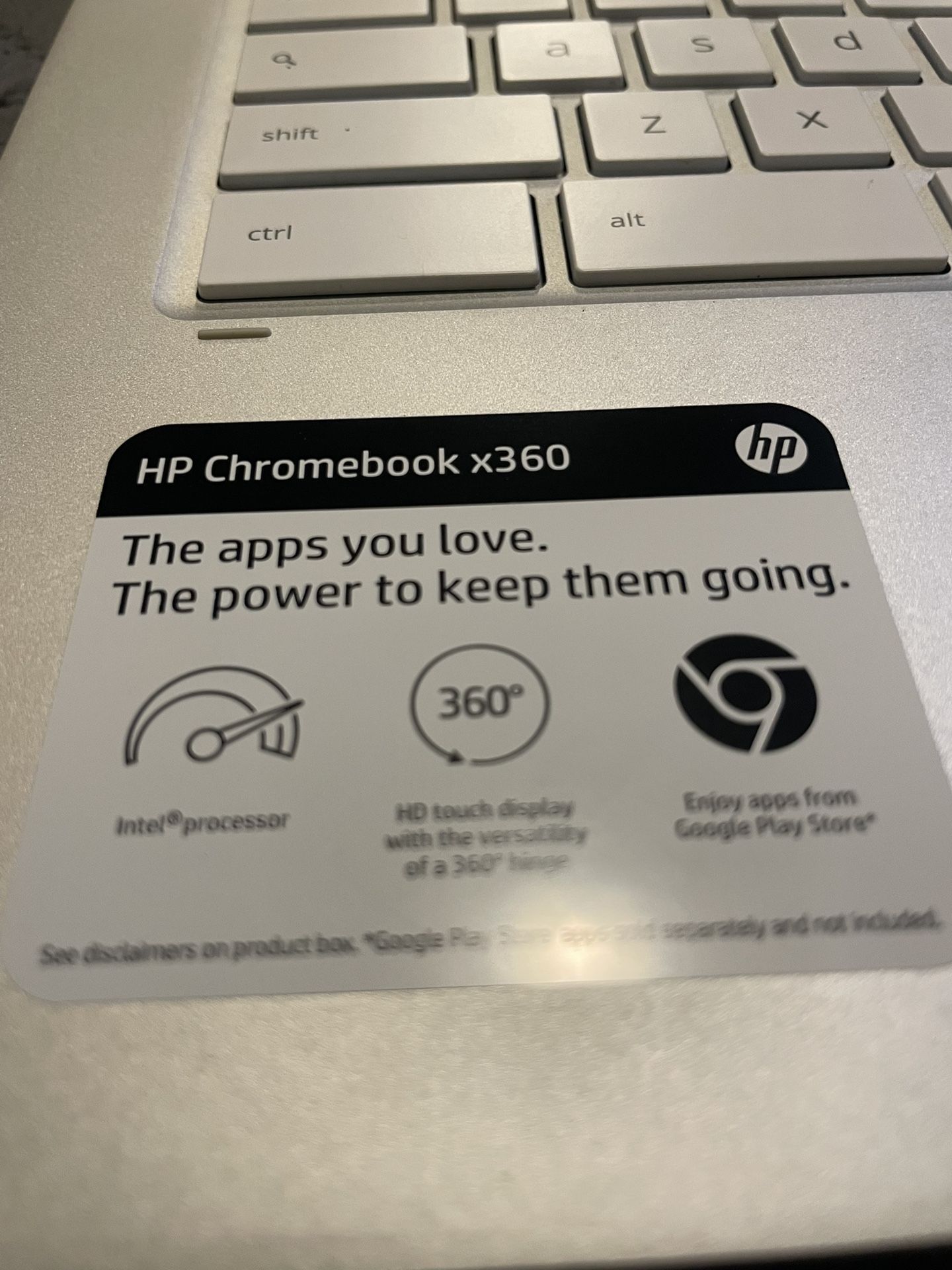 HP Chromebook X360